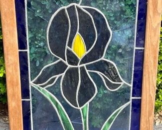 Stained Glass Iris (AS IS) $60
