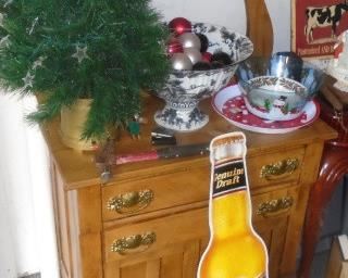 MILLER BEER SIGN COMMODE