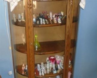 CURVED GLASS CHINA CABINET