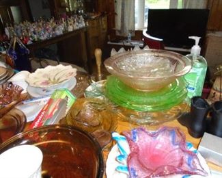 DEPRESSION GLASS ETC
