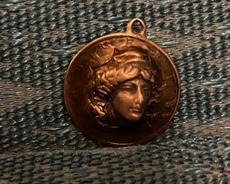 1917 half dollar custom made into a stunning necklace, so cool!!