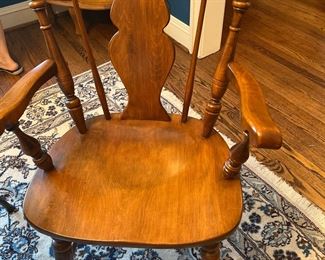 Heywood Wakefield Traditional Maple Dining Room Chairs