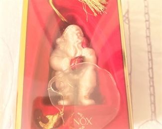 Lenox Ornament Santa Fishing