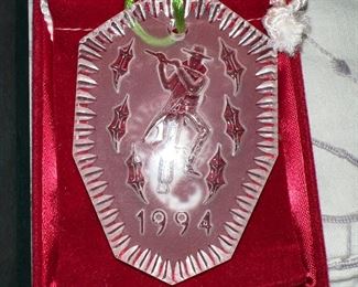 Waterford Christmas Ornament 1994