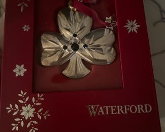 Waterford Shamrock Christmas Ornament