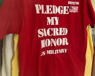 Pledge my sacred honor shirt