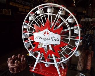 Menage a Trois Wine Display