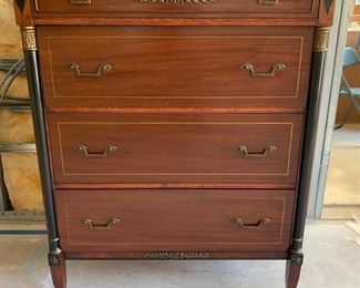 Neoclassical Mahogany Chest of Drawers