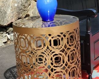 laser cut end table