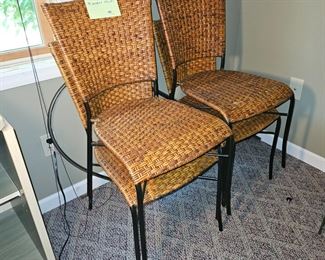 $50 (4) Wicker chairs
