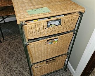 $20 Wicker Cart