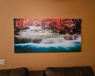 $15 Fall waterfall canvas