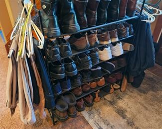 Mens clothing! Mostly Size Med, Harley-Davidson shoes and t-shirts.