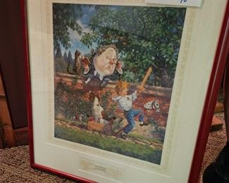 $70 Scott Gustafson "Humpty Dumpty" 1097/3500