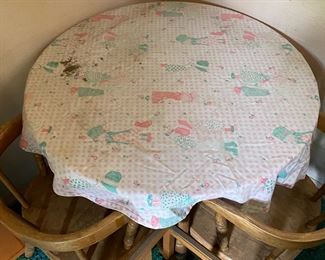 Child’s table and chairs 