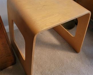 wooden side table