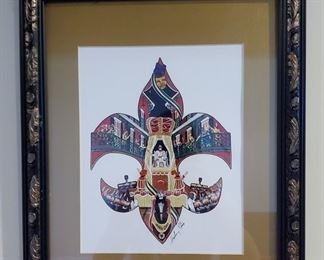 Mardi Gras signed and numbered