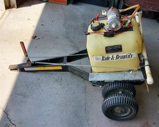 Bristol Springs Ride & Beautify self pumping lawn sprayer