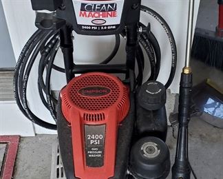 Simpson Clean Machine gas pressure washer