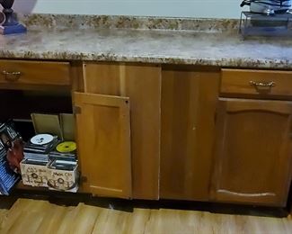 Base cabinets and Formica top