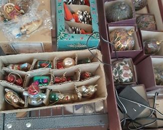 Sets of Vintage Christmas Ornaments 