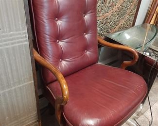 Leather office chair