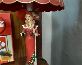 Bradford Exchange Timeless Taste of Coca Cola Tiffany Style Accent Lamp