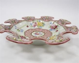 MORIAGE PORCELAIN DISH. 7.25" DIAMETER