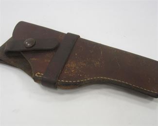 LEATHER HOLSTER #4 1/2. 8.5" LONG