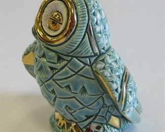 ARTESANIA RINCONADA OWL FIGURE. 3.75" TALL