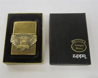 ZIPPO 1994 BRASS WINGS CAMEL LIGHTER WITH BOX. STILL SEALED