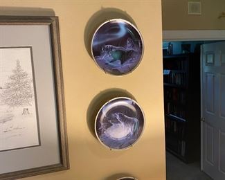 Wolf wall plates.
