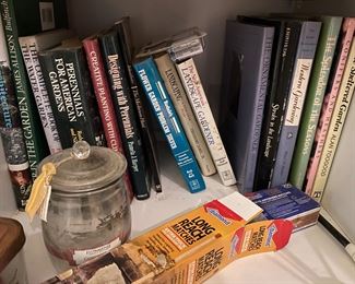 Gardening books.