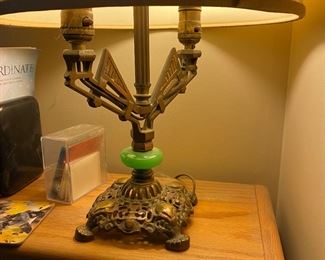 Super hip art deco lamp.