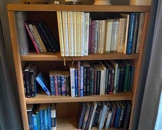 Books on Judaica, English history, Scottish history.