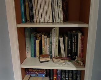 Books about horses and fish.