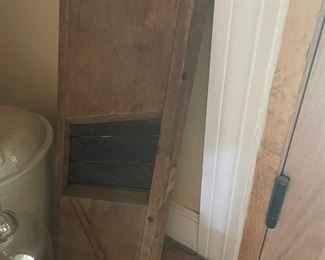 Authentic German sauerkraut cutter.