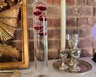 Galileo thermometer.