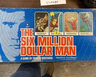 1976 6 MILLION DOLLAR MAN BOARD GAME COMPLETE