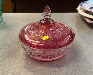  GLASS CANDY DISH