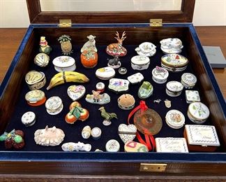 Limoges, Halcyon Days and other trinket boxes