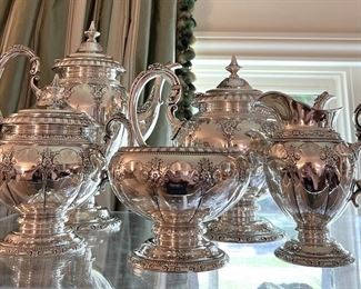 Sterling tea service