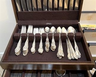Frank Whiting “Lily-Floral” sterling flatware