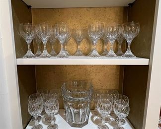 Baccarat Massena and Harcourt champagne