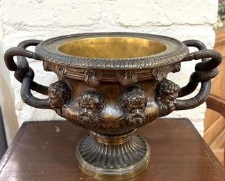 Bronze footed bowl
