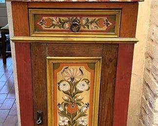 Swiss/Austrian painted cabinet