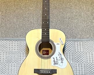 Paul Stanley autographed guitar