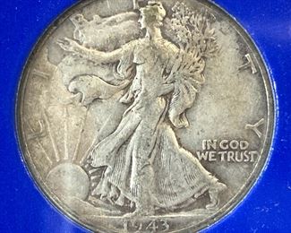 1943 Walking Liberty half dollar