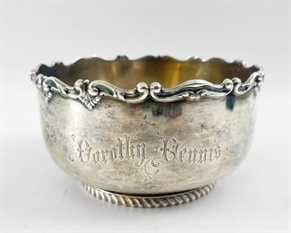 1892 Sterling Silver Bowl 289 Grams
