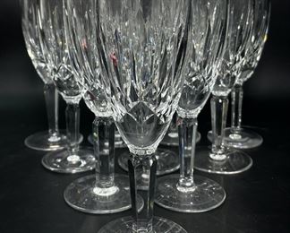 FINE WATERFORD CRYSTAL CUT CHAMPAGNE GOBELTS
